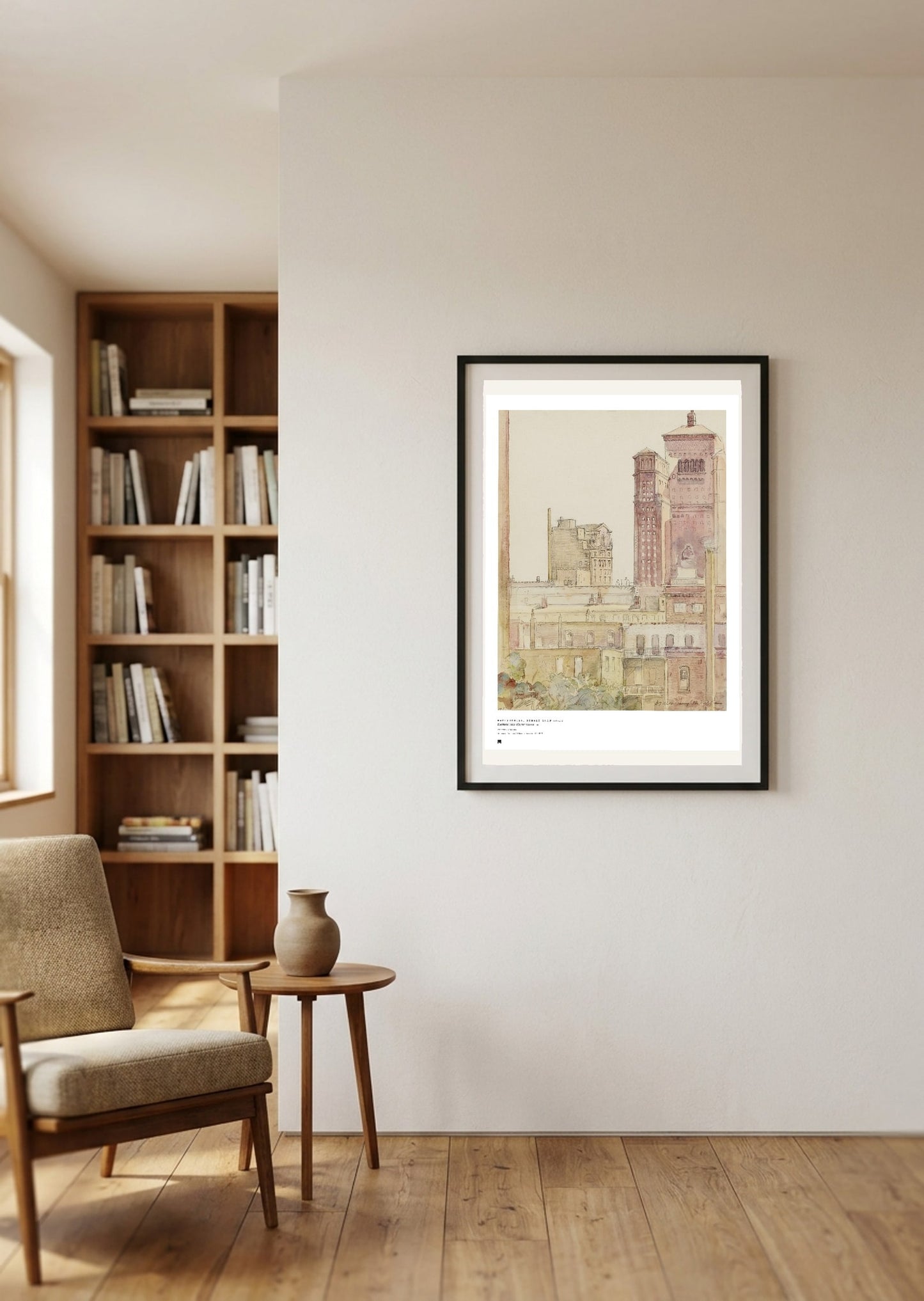 Framed on a wall — Métrica art print