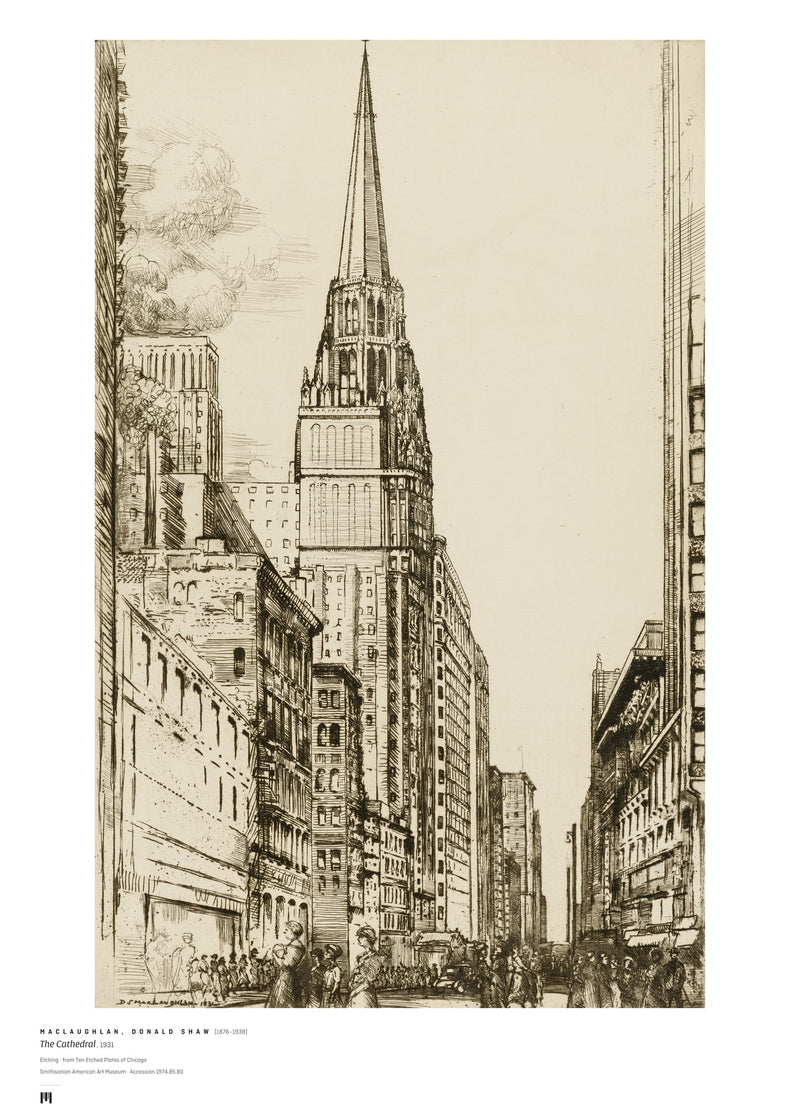 Donald Shaw MacLaughlan, The Cathedral, 1931 — Métrica art print