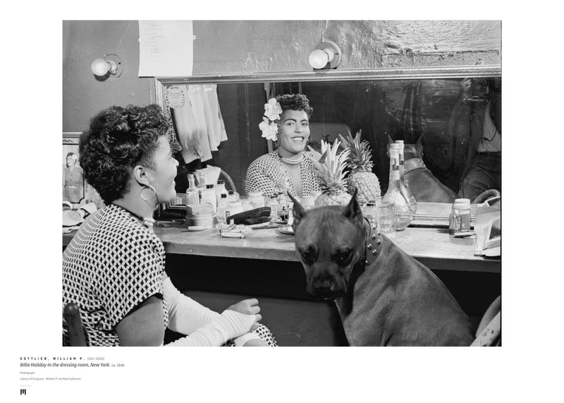 William P. Gottlieb, Billie Holiday in the dressing room, 1946 — archival art print
