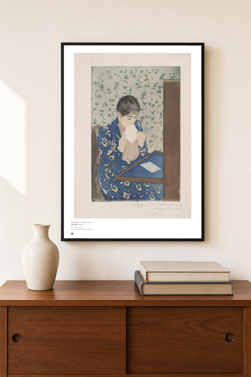 Mary Cassatt — The Letter — framed print
