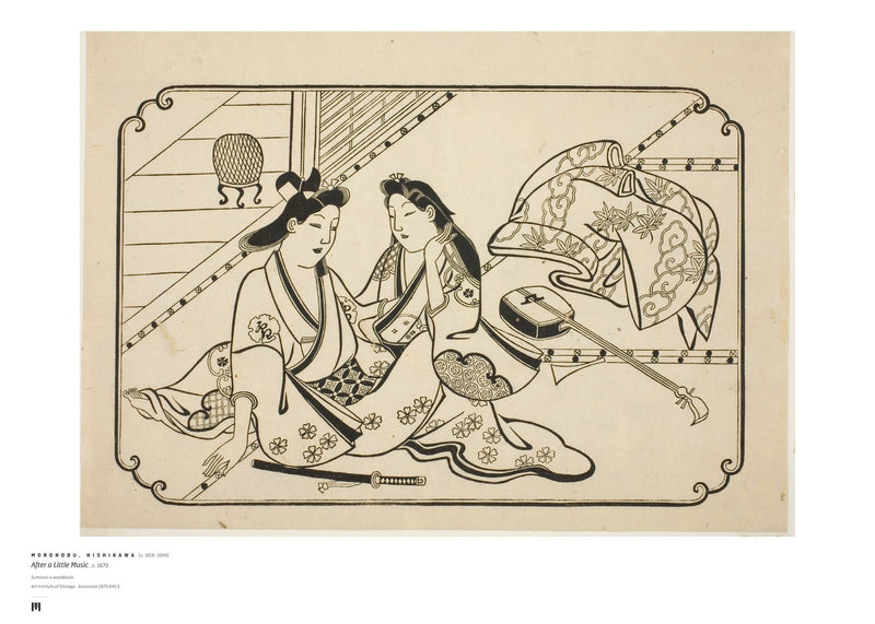 Hishikawa Moronobu, After a Little Music — archival art print