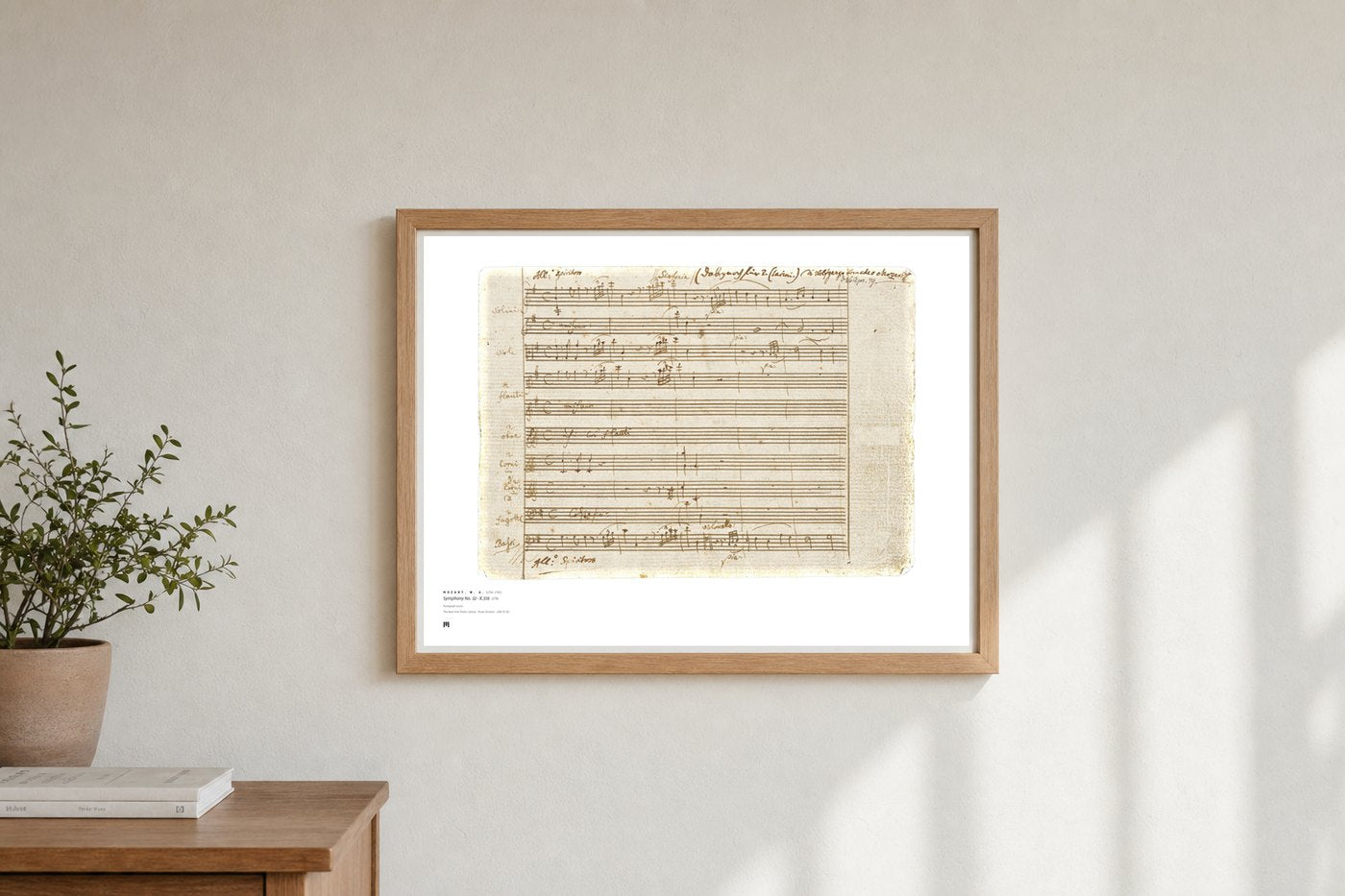 W. A. Mozart — Symphony No. 32, K.318 (autograph)