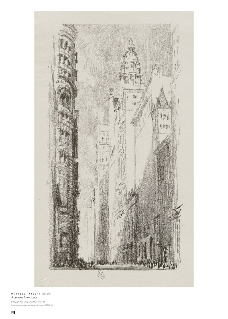 Joseph Pennell — Broadway Towers