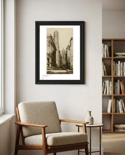Framed on a wall — Métrica art print