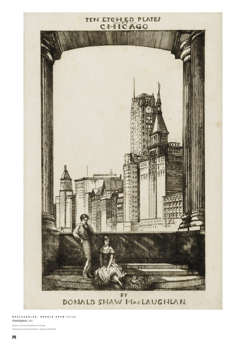 Donald Shaw MacLaughlan, Frontispiece, 1931 — Métrica art print