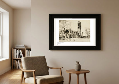 Framed on a wall — Métrica art print