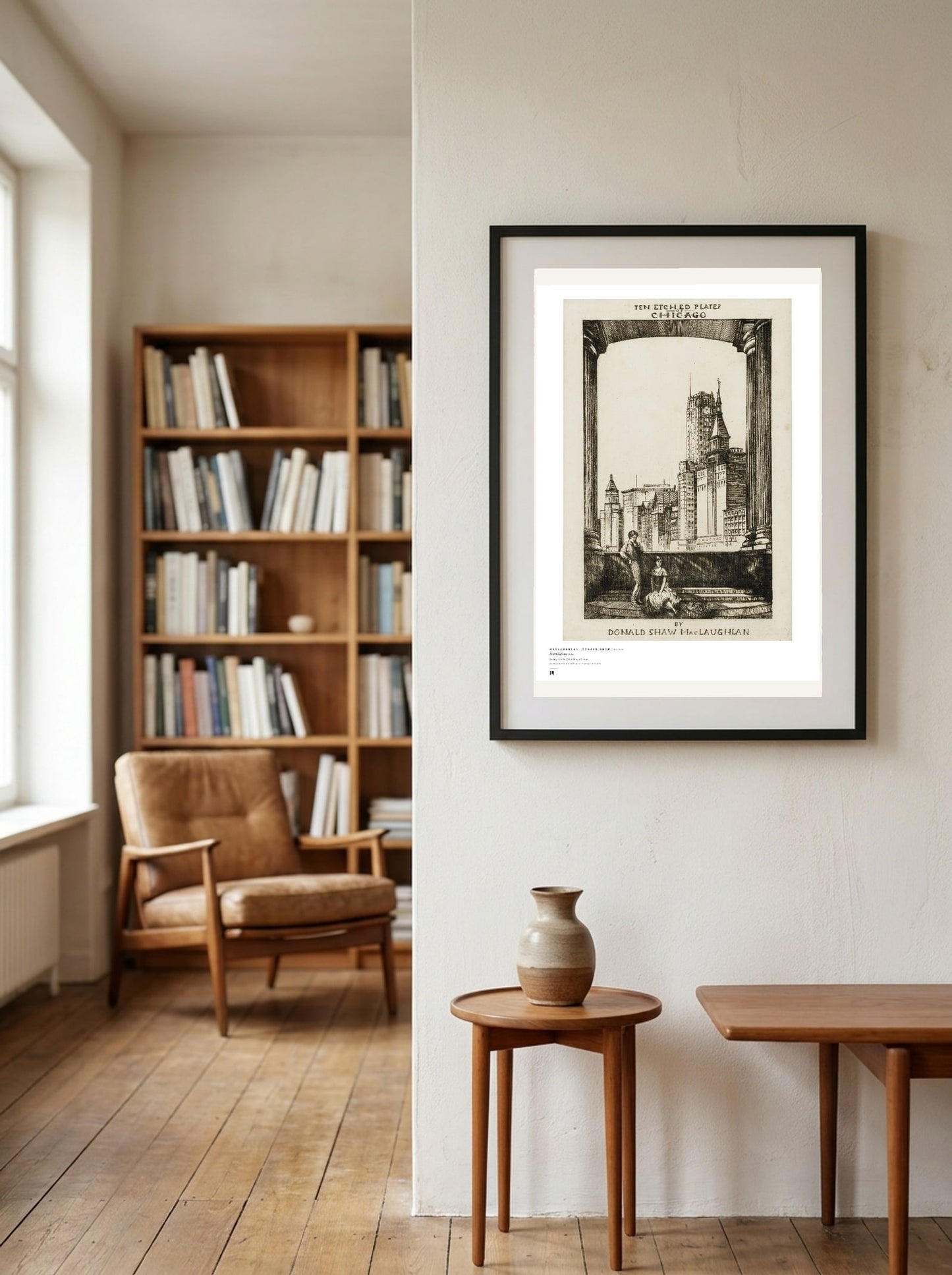 Framed on a wall — Métrica art print