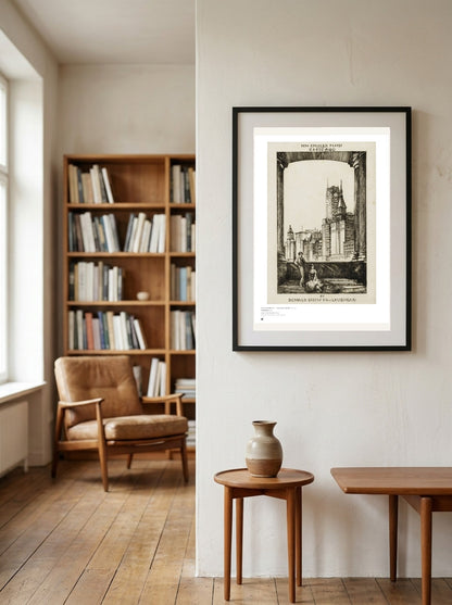 Framed on a wall — Métrica art print