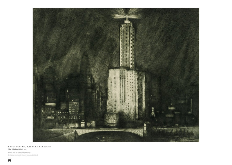 Donald Shaw MacLaughlan, The Wacker Drive, 1931 — Métrica art print