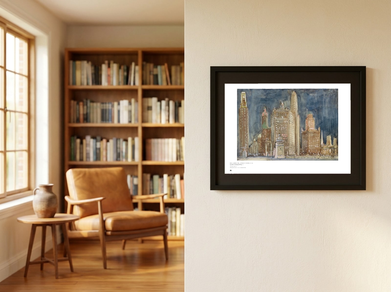 Framed on a wall — Métrica art print