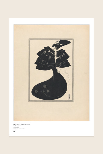 The print as it arrives: the full sheet with the Métrica museum caption