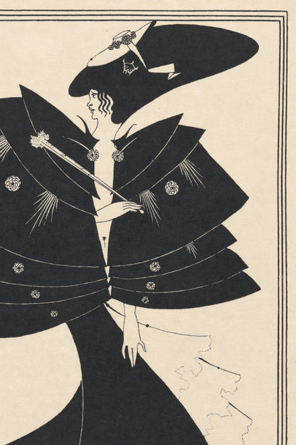 Detail of the print, close up
