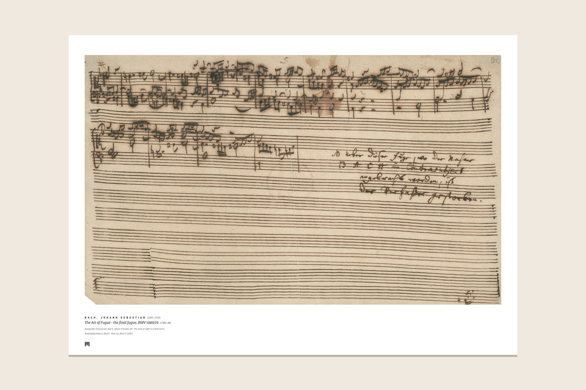 The print as it arrives: the full sheet with the Métrica museum caption
