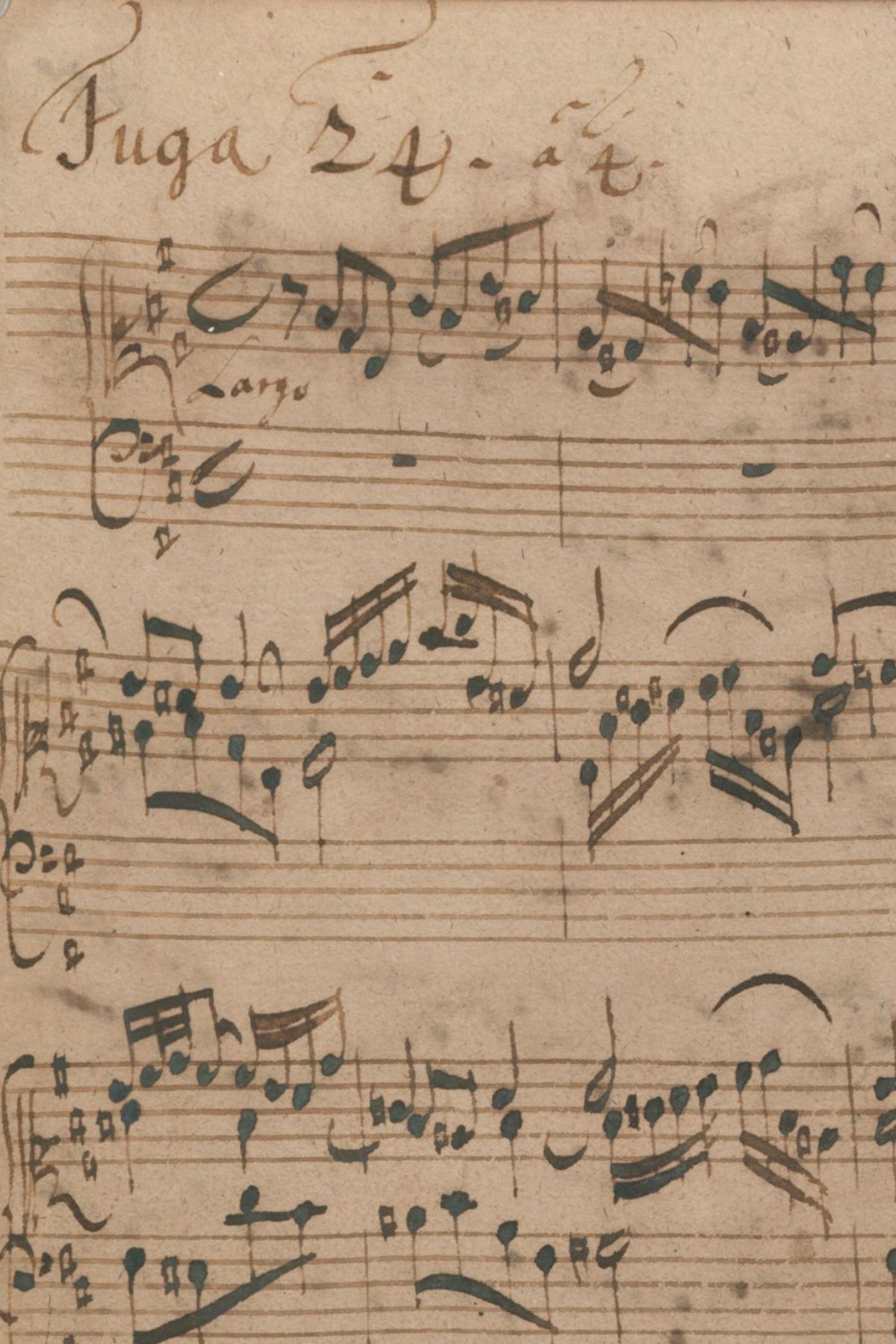 Detail of the print, close up