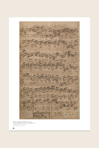 The print as it arrives: the full sheet with the Métrica museum caption