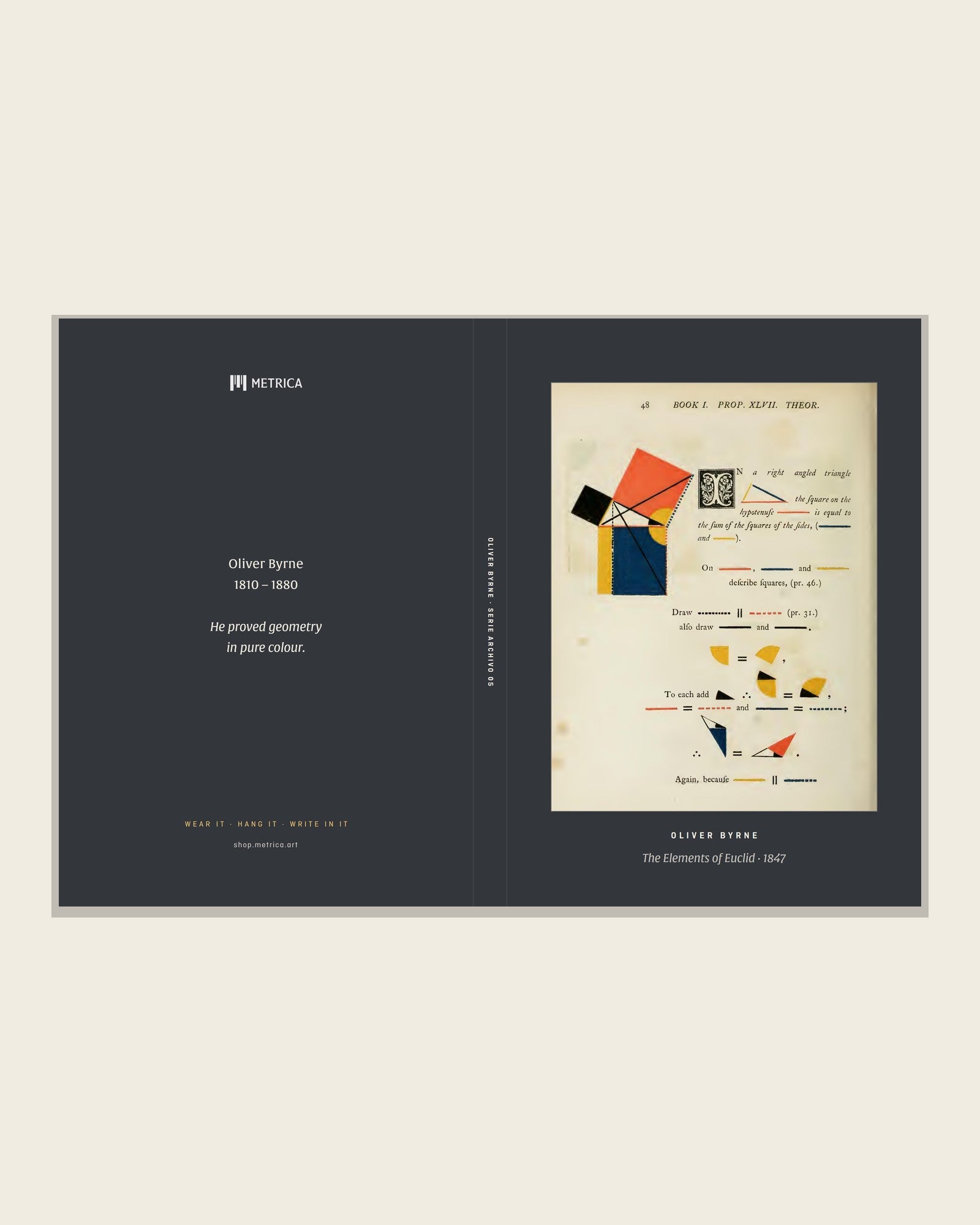 cover and printed spine