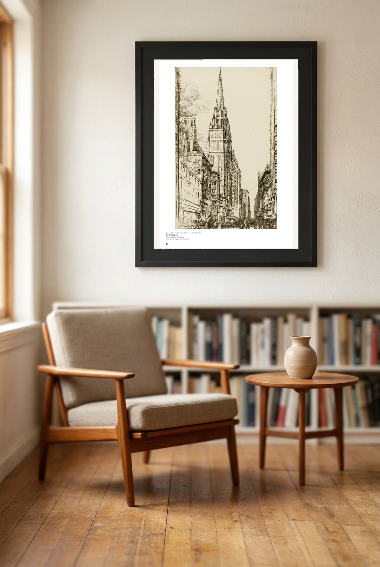 Framed on a wall — Métrica art print