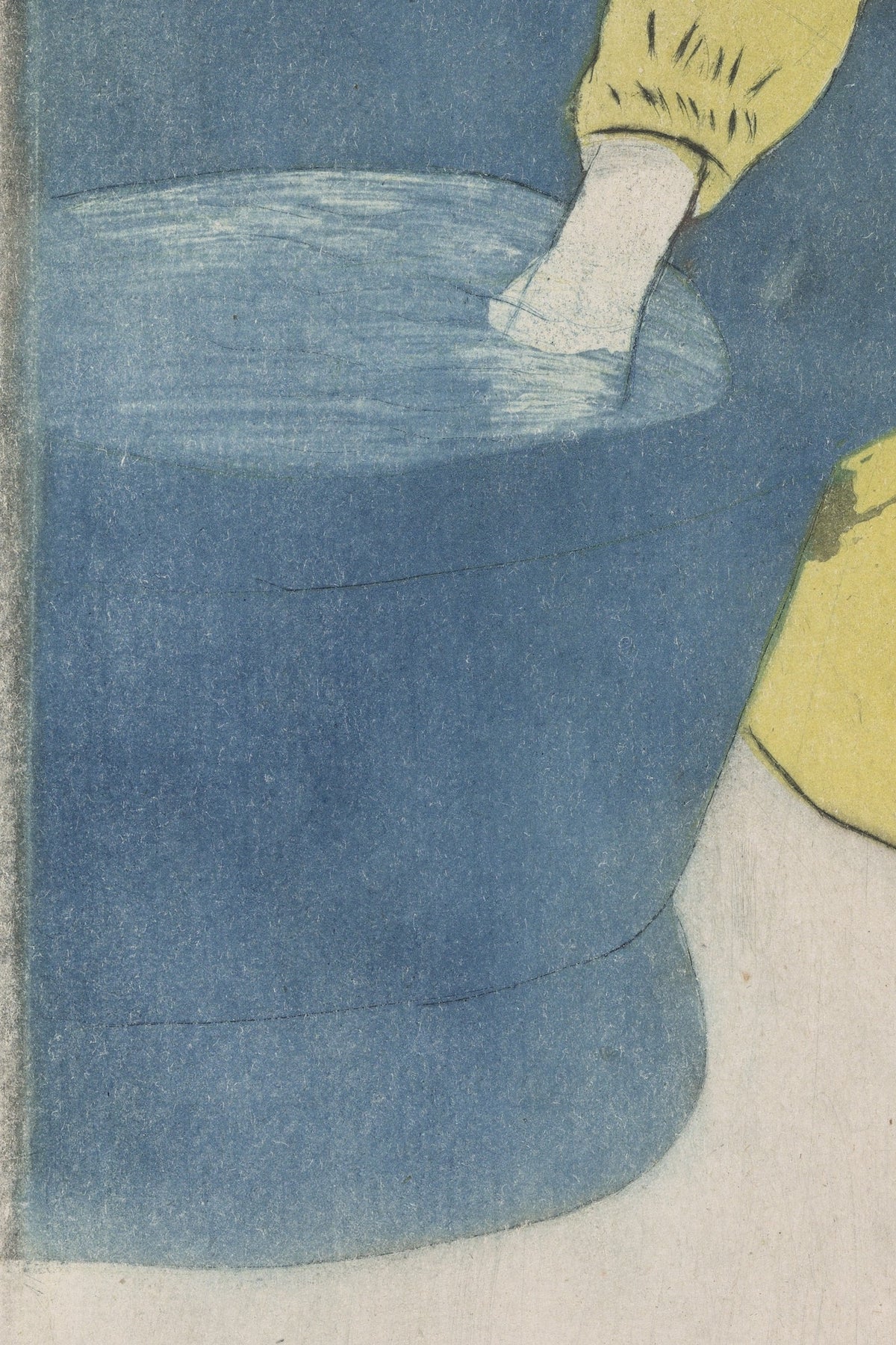 Detail: the grain of the aquatint