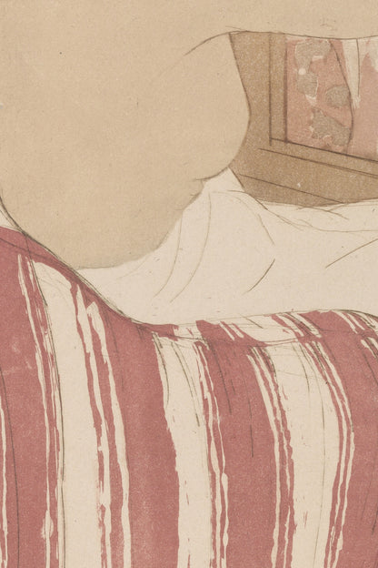 Detail of the print, close up