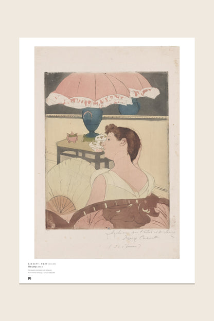 The print as it arrives: the full sheet with the Métrica museum caption