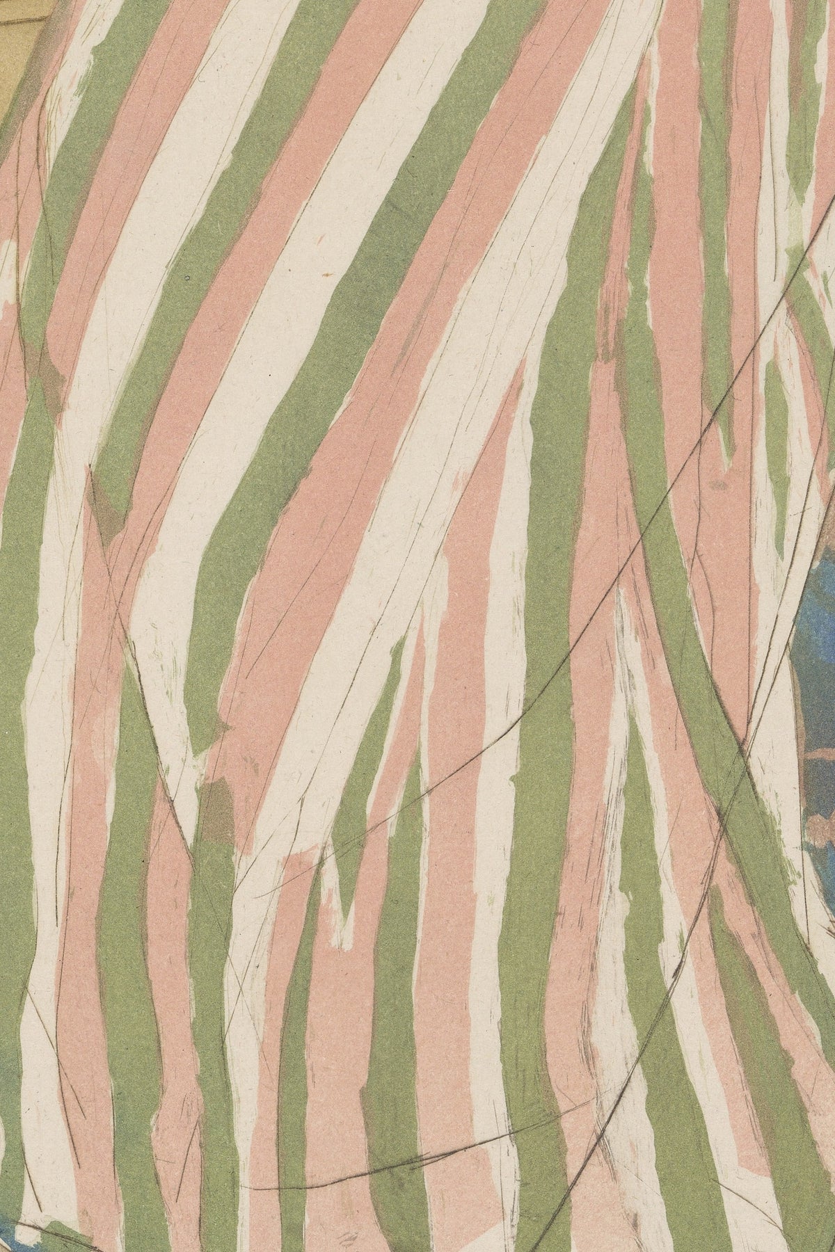 Detail of the print, close up