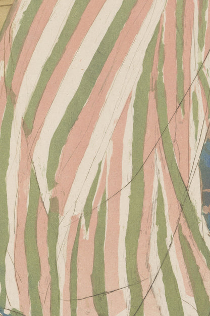 Detail of the print, close up