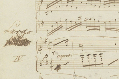 Detail of the print, close up