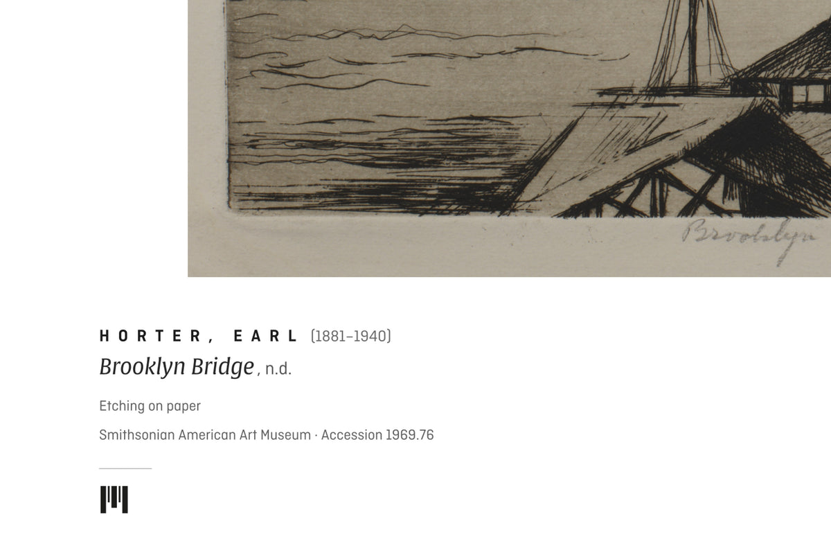 Detail: the Métrica museum caption