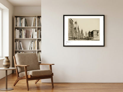 Framed on a wall — Métrica art print