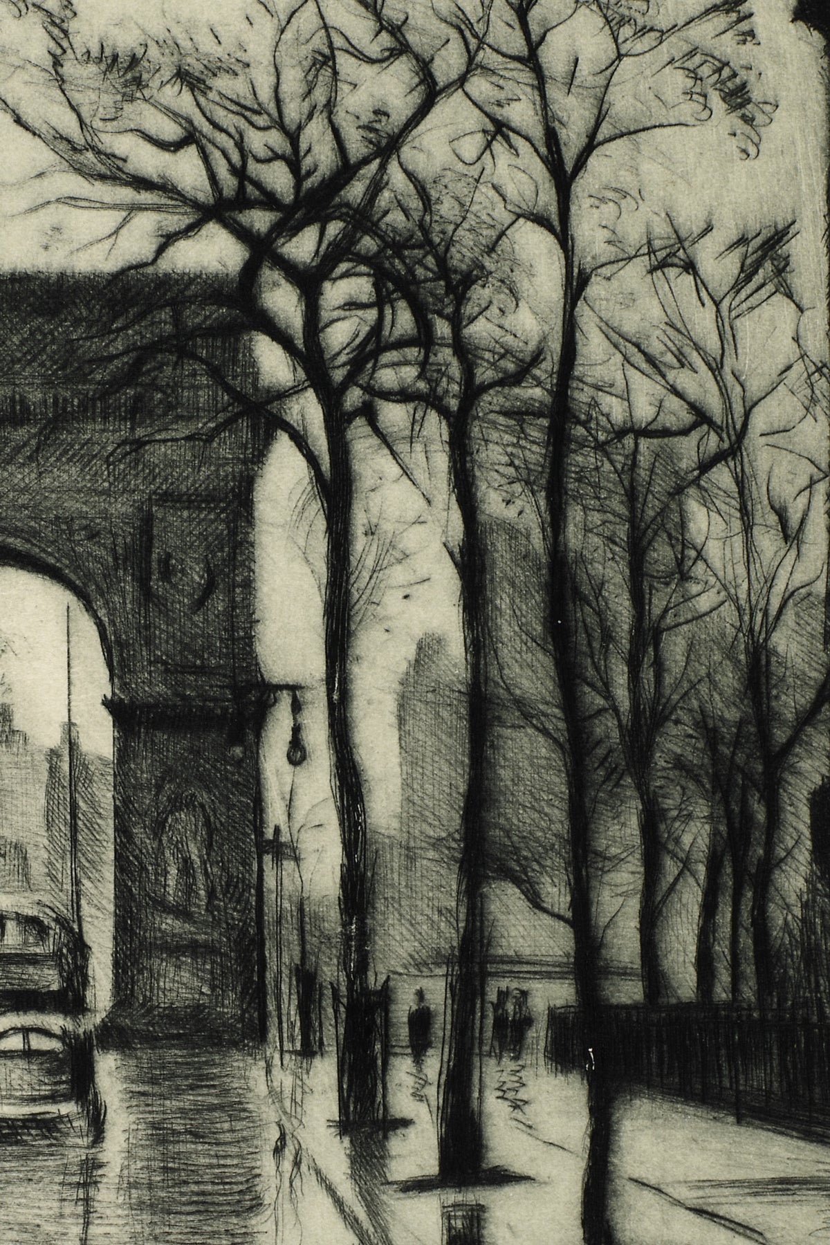 Detail of the print, close up