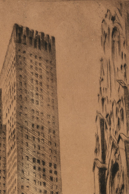 Another detail of the print, close up