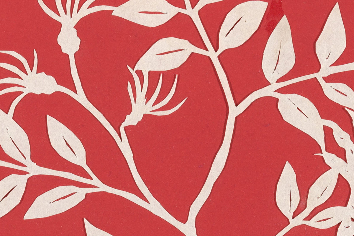 Detail of the print, close up