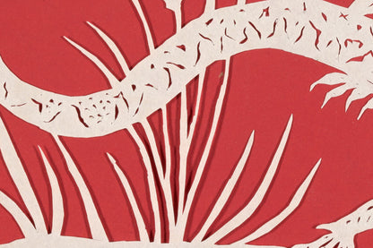 Another detail of the print, close up
