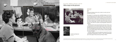 William P. Gottlieb — Burn Lower Left — spread: Billie Holiday, twice in one dressing room (digital preview of the printed pages)
