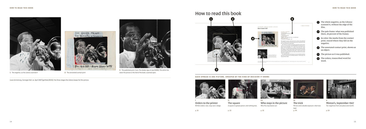 William P. Gottlieb — Burn Lower Left — spread: how to read this book (digital preview of the printed pages)