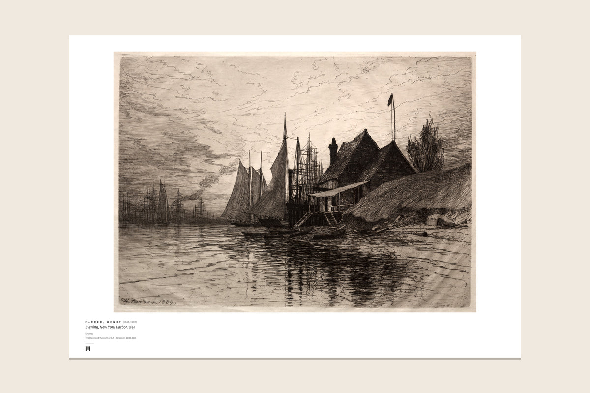 The print as it arrives: the full sheet with the Métrica museum caption