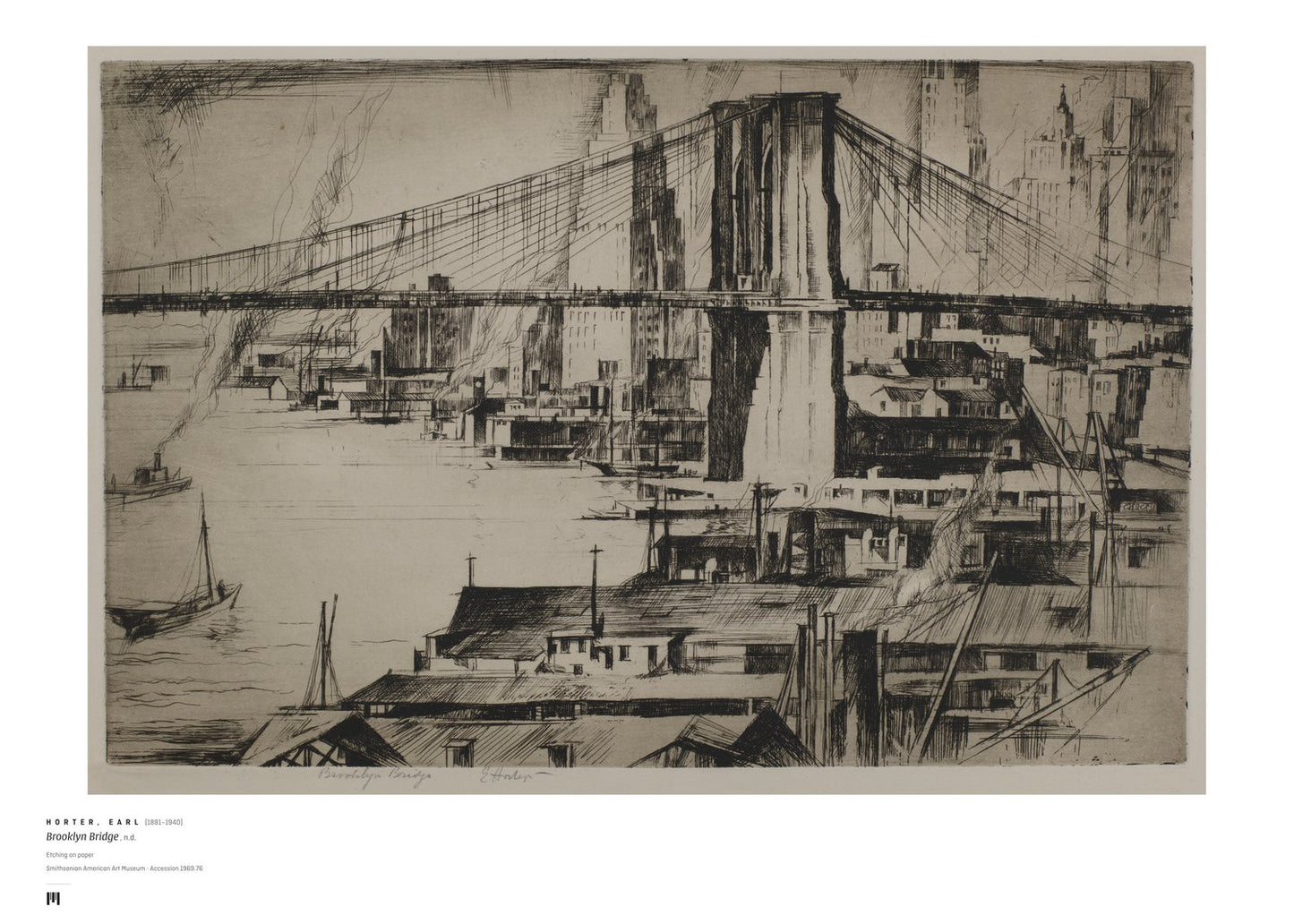 Earl Horter — Brooklyn Bridge