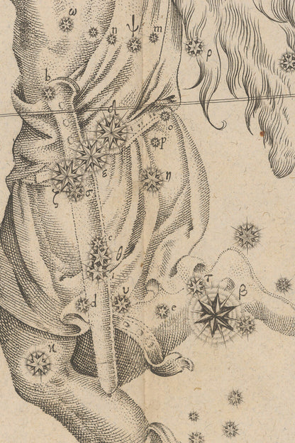 Detail of the print, close up