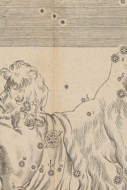 Another detail of the print, close up