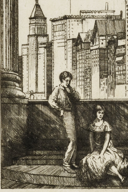 Detail of the print, close up