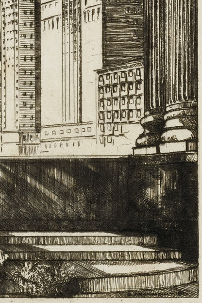 Another detail of the print, close up