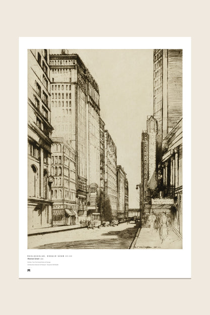 The print as it arrives: the full sheet with the Métrica museum caption