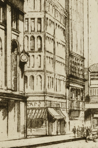 Another detail of the print, close up