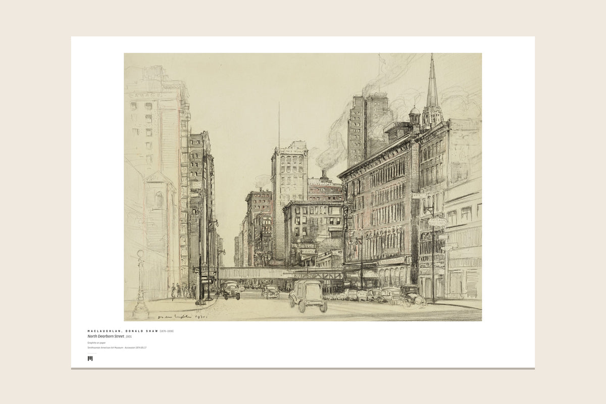 The print as it arrives: the full sheet with the Métrica museum caption