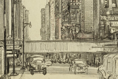 Another detail of the print, close up