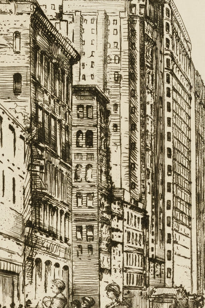 Detail of the print, close up