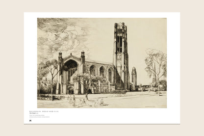 The print as it arrives: the full sheet with the Métrica museum caption