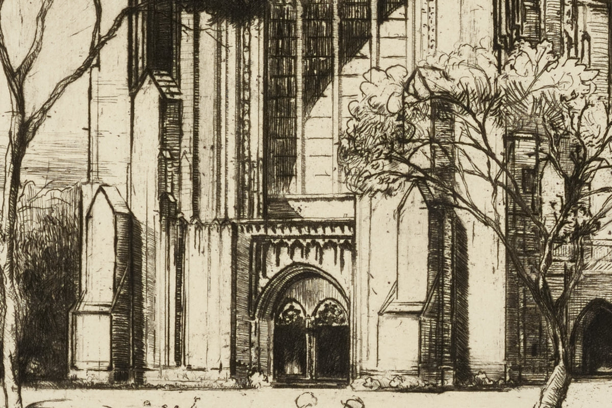 Detail of the print, close up