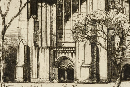 Detail of the print, close up