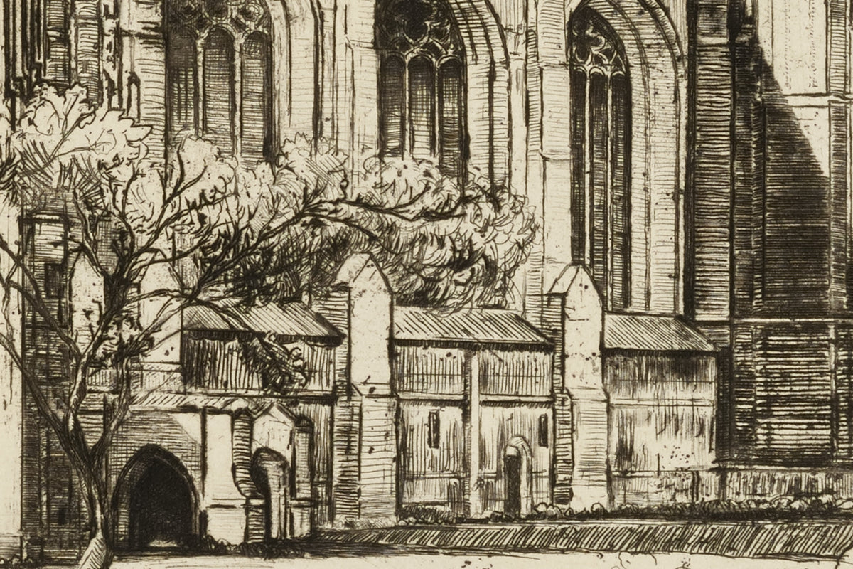 Another detail of the print, close up